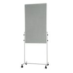 Bi-Office Duo Easel 1200X790Mm Grey