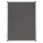 Bi-Office Felt Display Case 1160X981