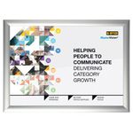 Bi-Office Snap Frame A3 Alum Fram