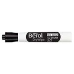 Berol D/Wipe Bullet Marker Blk Pk12