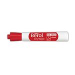 Berol D/Wipe Chisel Marker Blk Pk48
