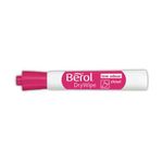 Berol D/Wipe Chisel Marker Blk Pk48