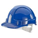 Economy Vented Safety Helmet Blue