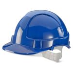 Economy Vented Safety Helmet Blue