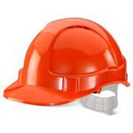 Economy Vented Safety Helmet Orange