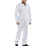 Beeswift Boilersuit Ctn Drill Wht 36