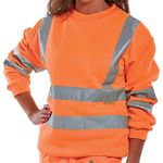 Beeswift Hi Vis Sweatshirt Org M