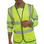 Hi Vis Waistcoat With Zip Sylw M