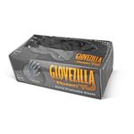 Nitrile Disb Gloves Pf Blk Xl Pk1000