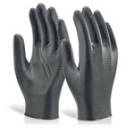 Nitrile Disb Gloves Pf Blk Xl Pk1000