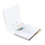Elba 70Mm Lever Arch A4 Pvc White