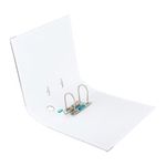 Elba 70Mm Lever Arch A4 Pvc White