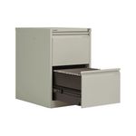 Bisley 2 Drw Filing Cab Goose Grey