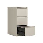 Bisley 3 Drw Filing Cab Goose Grey