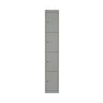 Bisley 4 Door Locker Goose Grey