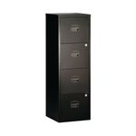 Bisley 4 Drw Home Flng Cabinet Black