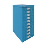 Bisley 10 Mdr Cabinet Azure Blue