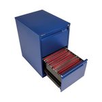 Bisley 2 Drw Filing Cab Blue