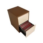 Bisley 2 Drw Filing Cab Coffee/Cream