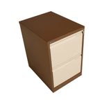 Bisley 2 Drw Filing Cab Coffee/Cream