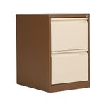 Bisley 2 Drw Filing Cab Coffee/Cream
