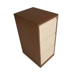 Bisley 3 Drw Filing Cab Coffee/Cream