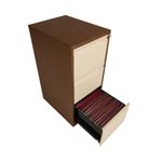 Bisley 3 Drw Filing Cab Coffee/Cream
