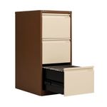 Bisley 3 Drw Filing Cab Coffee/Cream
