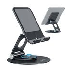 Rotating Tablet/Phone Stand Black