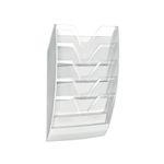 Cep Wall File 5-Part White/Crystal