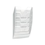 Cep Wall File 5-Part White/Crystal