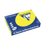 Trophee Card A4 Intnsv Yellow Pk250
