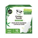 Cheeky Panda Pads Night Pack Of 6