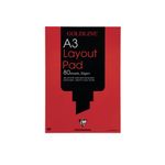 Goldline Layout Pad 50Gsm 80 Sh A3