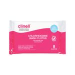 Clinell Chlorhexidine Wash Cloth Pk8