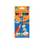 Bic Kids Ecolution Col Pencils Pk12