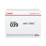 Canon 039 Toner Cartridge Black