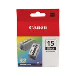Canon Bci-15Bk Inkjet Cart Twnpk Blk