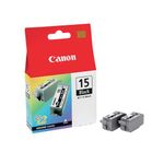 Canon Bci-15Bk Inkjet Cart Twnpk Blk