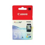Canon Cl-511 Colour Inkjet Cart Cmy