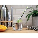 Cheeky Panda Straw Black Strp Pk250