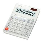 Casio De-12E 12 Digit Erg Calc White
