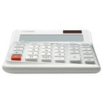 Casio De-12E 12 Digit Erg Calc White