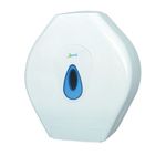 2Work Mini Jumbo Toilet Roll Dis Wht