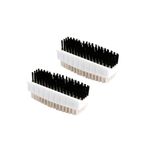 Nail Brushes Plastic Twin Pack