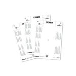 Durable Insert Sheets 52X100Mm Pk40
