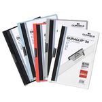 Durable 3Mm Duraclip File Blk Pk25