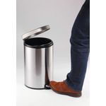 Durable Ssteel Pedal Bin Round 5L