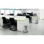 Durable Ssteel Pedal Bin Round 12L