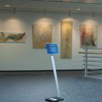 Durable Info Sign Floor Stand A4